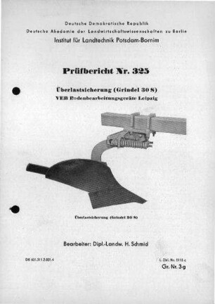 Überlastsicherung (Grindel 30 S)