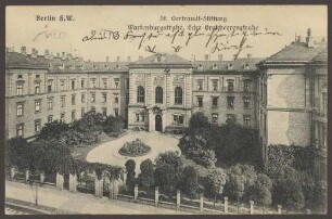 Ansichtskarte St. Gertraudt-Stiftung, Wartenburgstraße 1