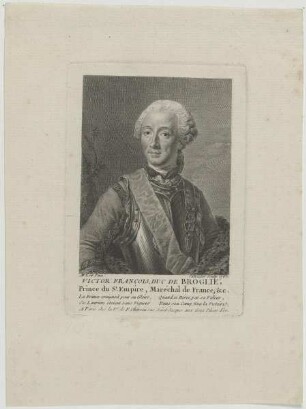 Bildnis Victor-Franćois II. Duc de Broglie
