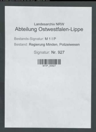 Feuerpolizeieinrichtungen im Kreis Lübbecke