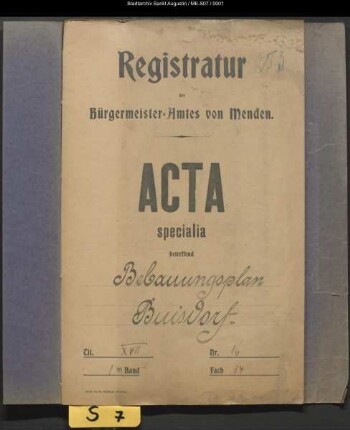 Bebauungsplan Buisdorf