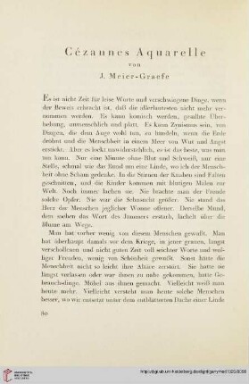2: Cézannes Aquarelle