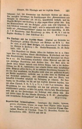 121-122 [Rezension] Chevalier, Ulysse, Préface - tables