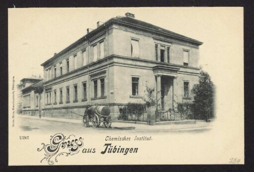 204, Gruss aus Tübingen. Chemisches Institut.