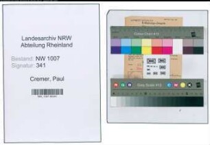 Entnazifizierung Paul Cremer , geb. ()