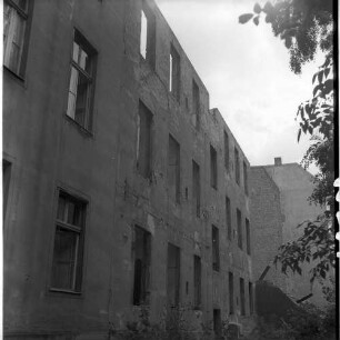 Negativ: Ruine, Menzelstraße 11, 1953