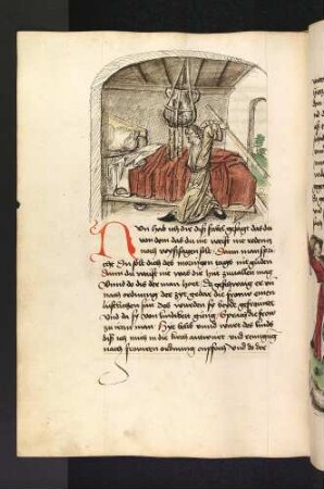 Der Pläneschmied zerschlägt das Honiggefäß; (Kapitel VII: Von dem Einsiedler).