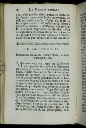 Chapitre II. Pacification du Nord. Paix d'Oliva, de Coppenhague, &c.