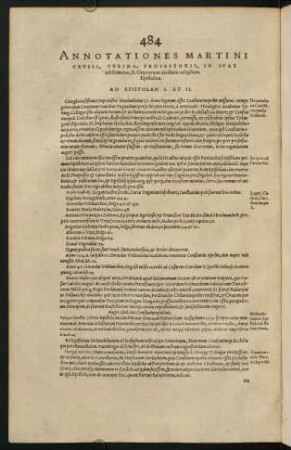 484-514, Annotationes Martini Crusii