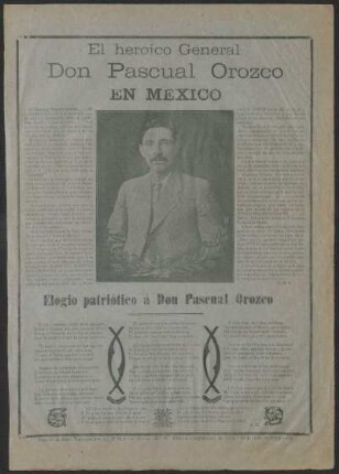 Elogio patriótico á Don Pascual Orozco