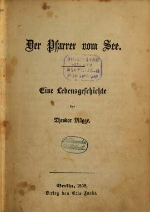 Romane von Theodor Mügge : Neue Folge. 2