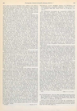 500-501 [Rezension] Dietzfelbinger, Christian, Was ist Irrlehre?