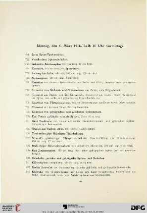 Montag, den 6. März 1916, halb 10 Uhr vormittags (Nr. 721-900)