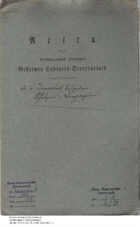 Schützenkompanie in Darmstadt