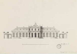 Entwurf für das Brühlsche Palais in Dresden-Friedrichstadt