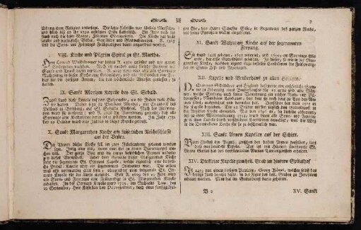 VIII. Kirche und Pilgrim Spital zu St. Martha.