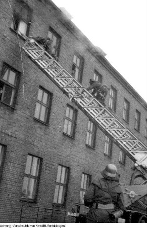 Dresden. Feuerwehr, Brandschutzübungen, Leitstelle, etc., Mai 1964