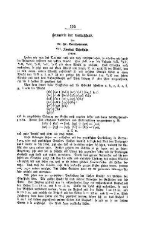 Geometrie der Volksschule : (Schluß)