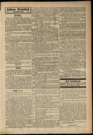 Zweite Ausgabe vom Donnerstag, den 02. Januar 1913.