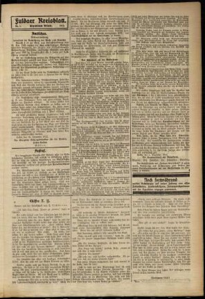 Zweite Ausgabe vom Donnerstag, den 02. Januar 1913.
