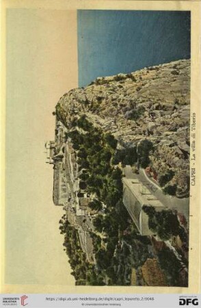 Capri – La villa di Tiberio – La villa de Tiberio – Tiberiu’s Villa – Die Villa von Tiberius