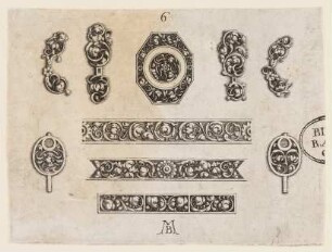 design for octagonal clock face set