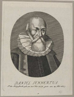 Bildnis des Daniel Sennertus