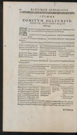 Stemma Comitum Helfensteniorum, Dominorum Gundelsingae.