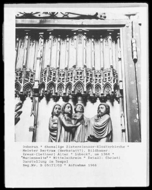 Kreuzaltar / Lettneraltar — Marienseite — Mittelschrein