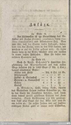 Zusäze
