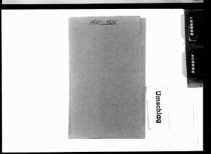 Stellen und Personal, Miszellen (1841-1850)