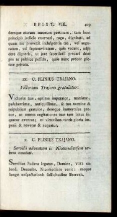 X. Plinius Trajano