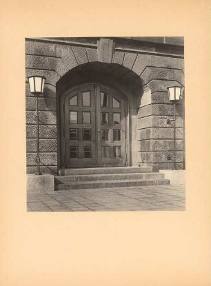 Opernhaus, Chemnitz Wiederaufbau: Eingangstür