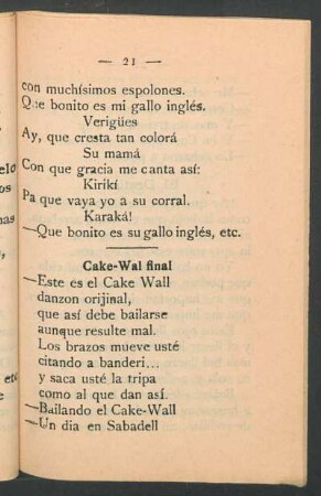 Cake-Wal final