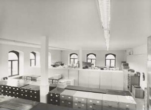 Sächsische Landesbibliothek - Staats- und Universitätsbibliothek Dresden. Außenstelle Deutsche Fotothek. Erdgeschoss. Negativmagazin : Dresden-Neustadt, Bautzner Straße 19. Sächsische Landesbibliothek - Staats- und Universitätsbibliothek Dresden. Außenstelle Deutsche Fotothek. Erdgeschoss. Negativmagazin