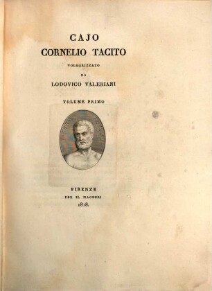Cornelio Tacito, Vol. 1