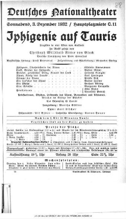 Iphigenie auf Tauris