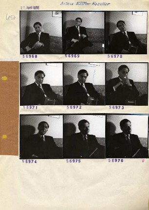 Portraitserie Arthur Koestler