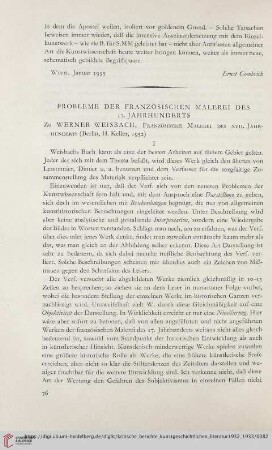 Probleme der französischen Malerei des 17. Jahrhunderts