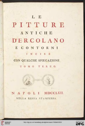 Band 3: Le pitture antiche d'Ercolano e contorni