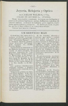 Un servicio más