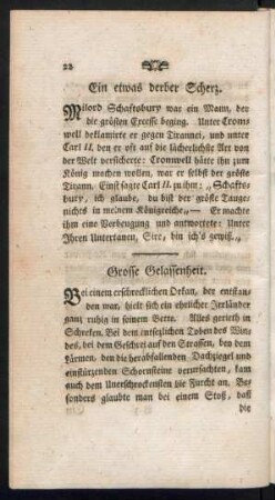 Ein etwas derber Scherz.