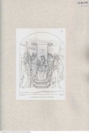 Rafael von Urbino und sein Vater Giovanni SantiTeil 4. Nachträge: mit 5 Abbildungen.Altarblatt in Santa Croce zu Fano; (Taf.XV) - J. D. Passavant, Rafael von Urbino