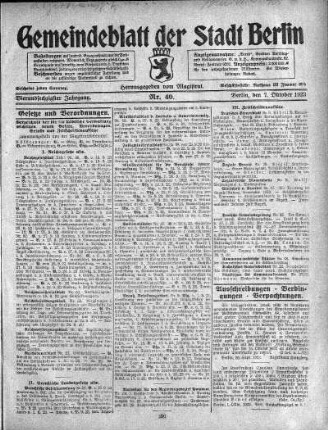 1923,40: Nr. 40, 7. Oktober 1923