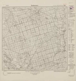 4656 (alte Nr.: 2694) Neuhammer, Meßtischblatt (4cm - Karte)