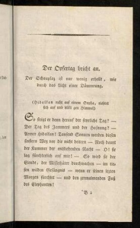 19-40, Der Opfertag bricht an.
