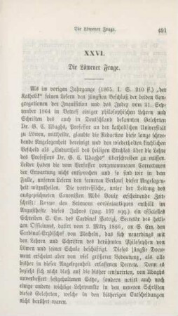 491-496 Die Löwener Frage