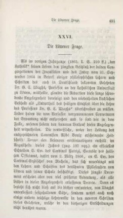 491-496 Die Löwener Frage