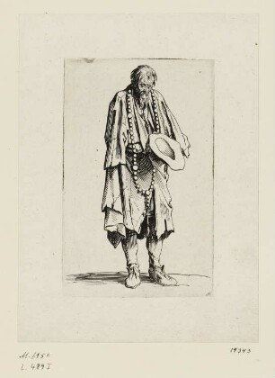 Bettler mit Rosenkranz, Blatt 11 der Folge "Bettler"