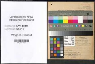 Entnazifizierung Richard Wagner , geb. 21.04.1898 (Schlosser)